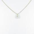 K18YG ダイヤモンドネックレス 0．326ct・L・VS2・マーキスカット