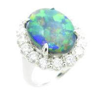 【リメイク】PT ブラックオパールリング