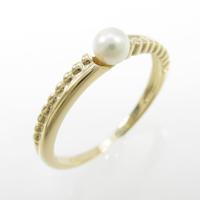 K18YG アコヤパールリング10％引き