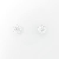 【リメイク】ST／プラチナダイヤモンドピアス 0．332ct・0．339ct・D・VS1・EX