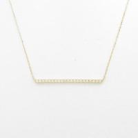 K18YG ダイヤモンドネックレス