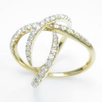 K18YG ダイヤモンドリング