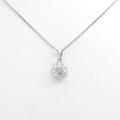 プラチナダイヤモンドネックレス 0．124ct・FDPP・I2