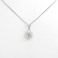 プラチナダイヤモンドネックレス 0．124ct・FDPP・I2