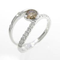 K18WG ダイヤモンドリング