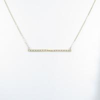 K18YG ダイヤモンドネックレス