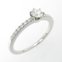 ロイヤル アッシャー ダイヤモンドリング 0．21ct・E・VS1
