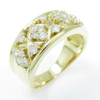 K18YG ダイヤモンドリング