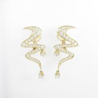 タサキ ダイヤモンドイヤリング