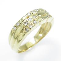 K18YG ダイヤモンドリング