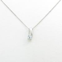 4゜C アクアマリンネックレス