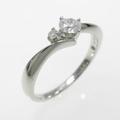 4゜C ダイヤモンドリング 0．227ct・D・VVS1・3EXT H＆C