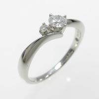 4゜C ダイヤモンドリング 0．227ct・D・VVS1・3EXT H＆C
