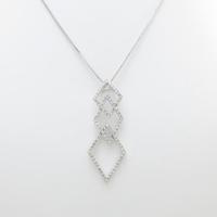 750WG／K18WG ダイヤモンドネックレス20％引き