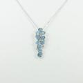 K18WG アクアマリンネックレス30％引き
