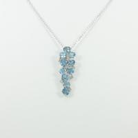 K18WG アクアマリンネックレス30％引き