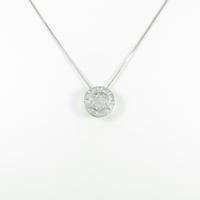 K18WG ダイヤモンドネックレス10％引き