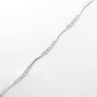 K18WG ダイヤモンドブレスレット10％引き