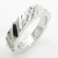 K18WG ダイヤモンドリング