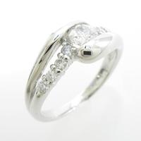 K18WG ダイヤモンドリング30％引き