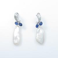 K18WG／K14WG タンスイパールイヤリング