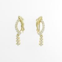 K18YG ダイヤモンドイヤリング