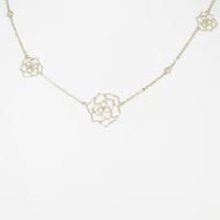 K18YG ダイヤモンドネックレス