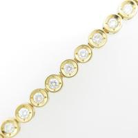 K18YG ダイヤモンドブレスレット