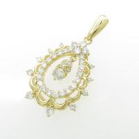 K18YG ダイヤモンドペンダント