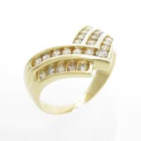 K18YG ダイヤモンドリング