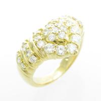 K18YG ダイヤモンドリング