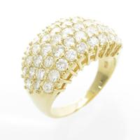 K18YG パヴェ ダイヤモンドリング