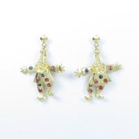 K18YG ピエロ ルビーピアス