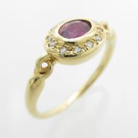 K18YG ルビーリング