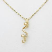 K18YG／PT ダイヤモンドネックレス30％引き