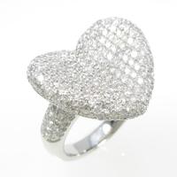 PT ハート パヴェ ダイヤモンドリング30％引き