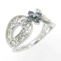 PT フラワー アレキサンドライトリング