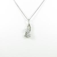 PT フラワー ダイヤモンドネックレス10％引き