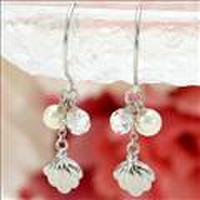 Plus-プリュス-K14ホワイトゴールド淡水パールピアス