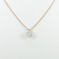 【リメイク】K18PG ダイヤモンドネックレス 1．008ct・J・I1・FAIR30％引き