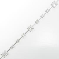 【リメイク】K18WG ダイヤモンドブレスレット