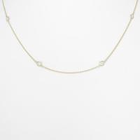 【リメイク】K18YG ダイヤモンドネックレス