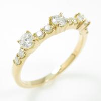 【リメイク】K18YG ダイヤモンドリング10％引き