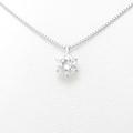 【リメイク】プラチナダイヤモンドネックレス 0．319ct・E・VS1・VERYGOOD30％引き