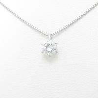 【リメイク】プラチナダイヤモンドネックレス 0．319ct・E・VS1・VERYGOOD30％引き