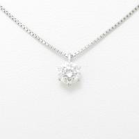 【リメイク】プラチナダイヤモンドネックレス 0．411ct・D・SI1・GOOD30％引き