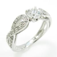 【リメイク】プラチナダイヤモンドリング 0．516ct・E・VS1・VG