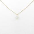 【新品】K18YG ダイヤモンドネックレス 0．444ct・H・SI2・VERYGOOD