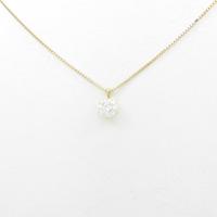 【新品】K18YG ダイヤモンドネックレス 0．444ct・H・SI2・VERYGOOD