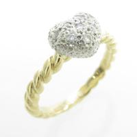 アズ タイム ハート ダイヤモンドリング